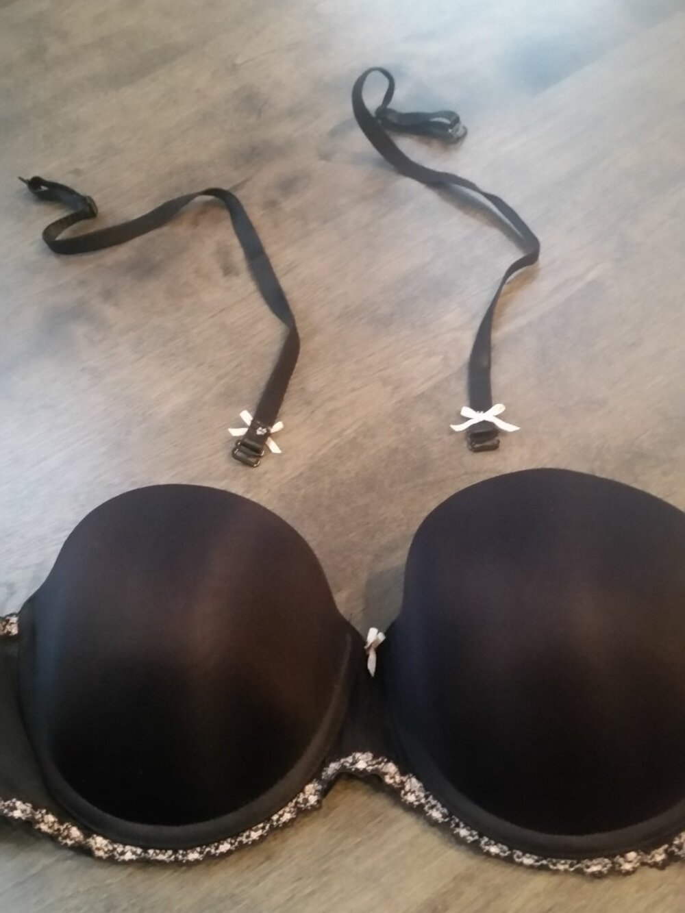 B. Tempt'd push up bra strapless NWOT